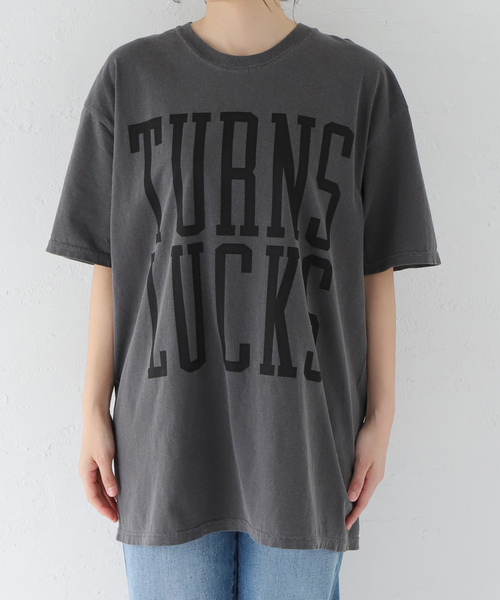 ジャーナルスタンダードラックス　プリントTシャツ プリントT TURNS LUCKS（Tシャツ/カットソー）｜JOURNAL