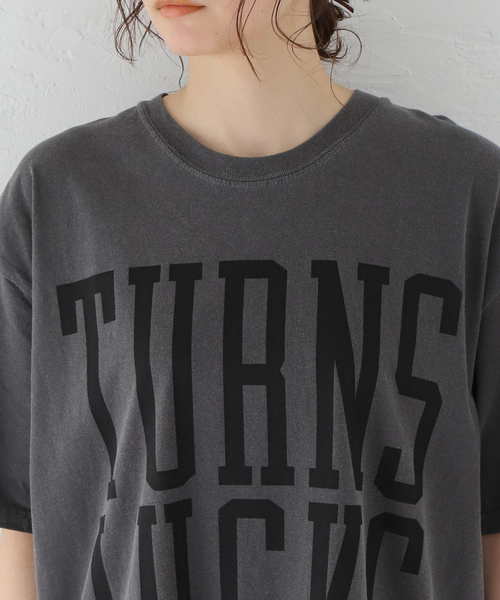ジャーナルスタンダードラックス　プリントTシャツ プリントT TURNS LUCKS（Tシャツ/カットソー）｜JOURNAL