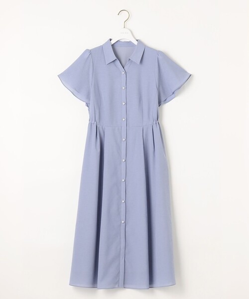 any SiS ビューティーフレアシャツワンピース　ネイビー エニスィス M 楽天市場】【SALE／50%OFF】【洗える】ビューティフレアシャツ