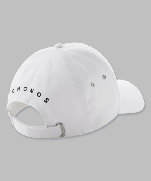 CRONOS(クロノス)の「CRONOS/クロノス/LOGO CAP(キャップ・メンズ・ホワイト・F)」の5枚目の写真