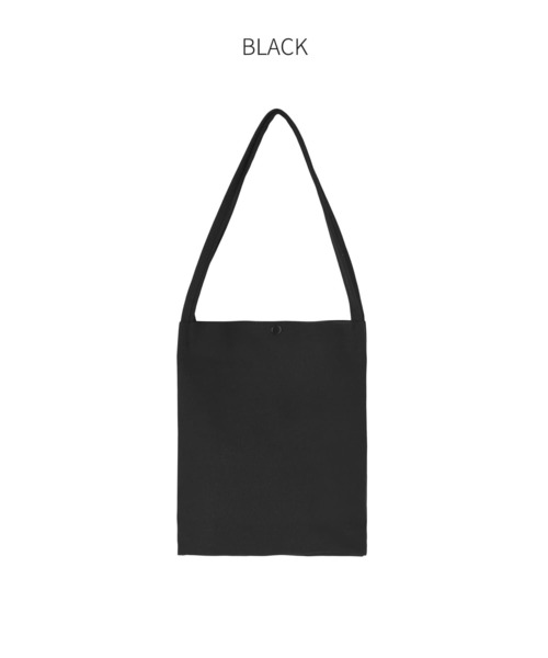 STYLE DELI(スタイルデリ)の「【サブBAG用】キャンバス地ポケットトートバッグ(ショルダーバッグ・レディース・ブラック/ナチュラル・FREE)」の10枚目の写真
