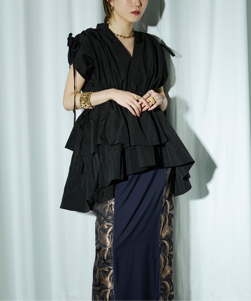 Ezick（エジック）の「Fairy taffeta シャーリングボリューム