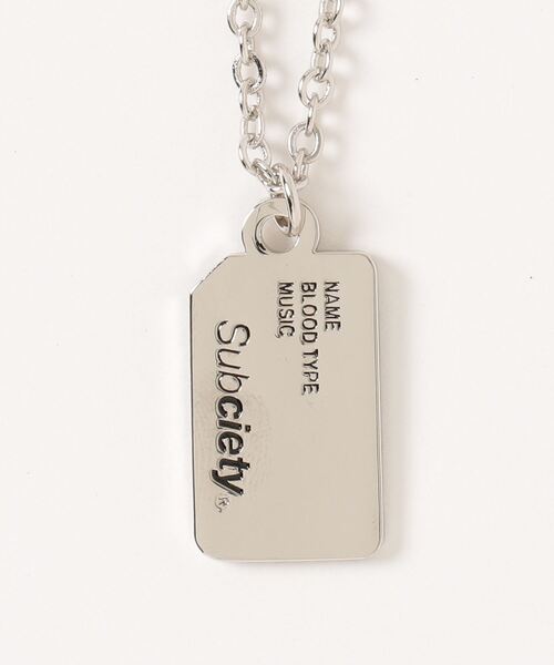 Subciety（サブサエティ）の「BRASS SIM CARD NECKLACE（ネックレス・メンズ・シルバー/ゴールド・FREE）」の7枚目の写真