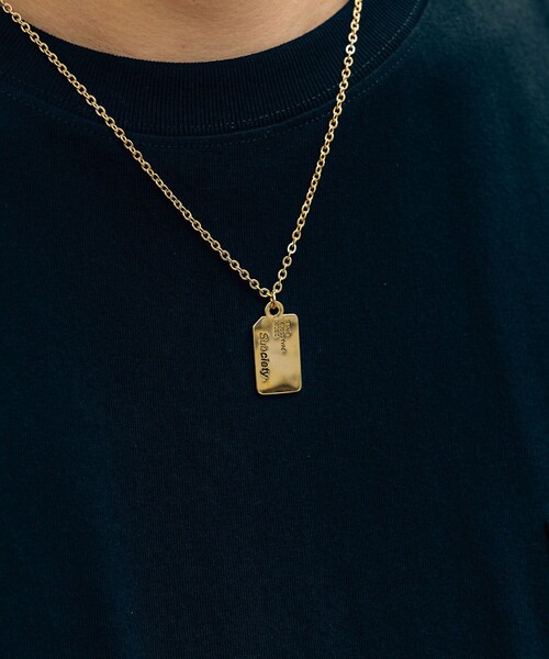 Subciety(サブサエティ)の「BRASS SIM CARD NECKLACE(ネックレス・メンズ・シルバー/ゴールド・FREE)」の9枚目の写真