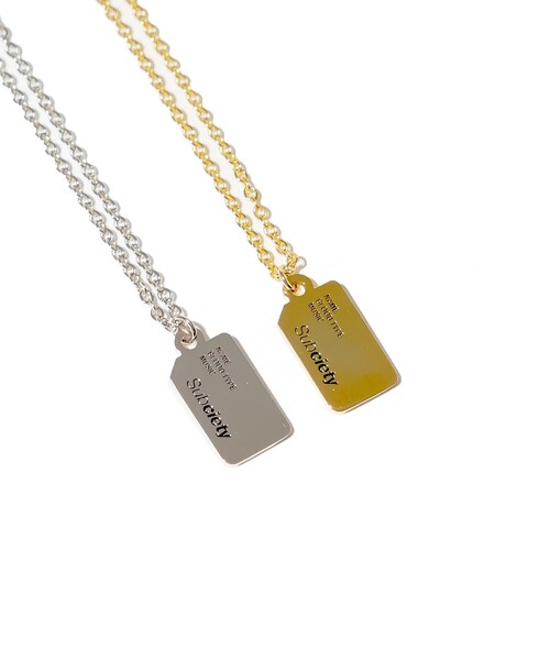 Subciety(サブサエティ)の「BRASS SIM CARD NECKLACE(ネックレス・メンズ・シルバー/ゴールド・FREE)」の6枚目の写真