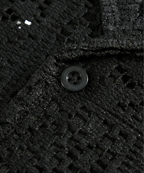 neos(ネオス)の「【neos -addictive design-】ルーズシルエット バロック レース オープンカラー シアー シャツ(シャツ/ブラウス・メンズ・ブラック/ホワイト・MEDIUM/LARGE/X-LARGE)」の16枚目の写真