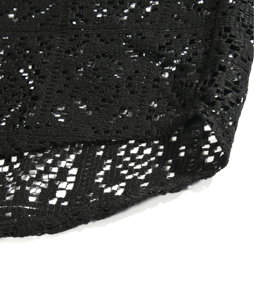 neos(ネオス)の「【neos -addictive design-】ルーズシルエット バロック レース オープンカラー シアー シャツ(シャツ/ブラウス・メンズ・ブラック/ホワイト・MEDIUM/LARGE/X-LARGE)」の18枚目の写真