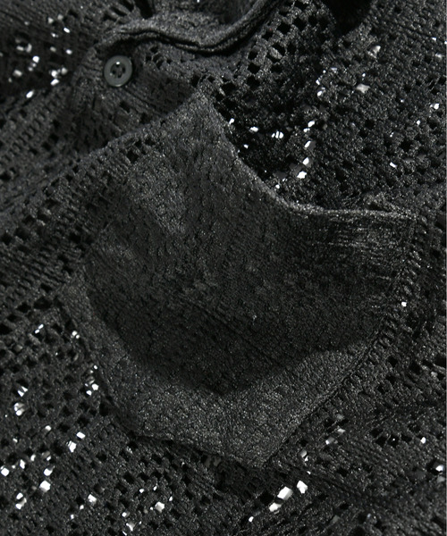 neos(ネオス)の「【neos -addictive design-】ルーズシルエット バロック レース オープンカラー シアー シャツ(シャツ/ブラウス・メンズ・ブラック/ホワイト・MEDIUM/LARGE/X-LARGE)」の20枚目の写真