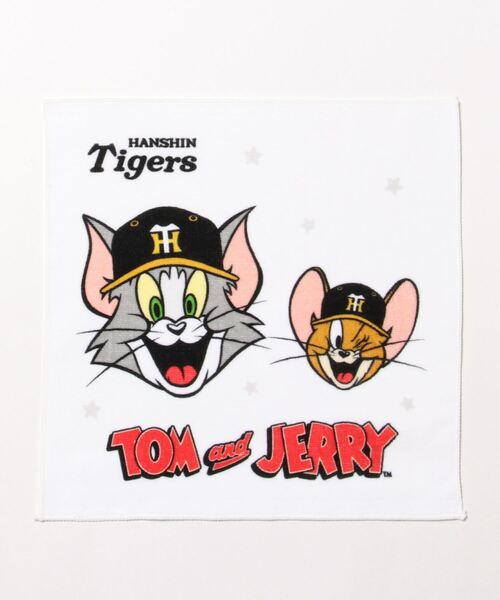 公式】TOM and JERRY×阪神タイガース ミニタオル（ハンカチ