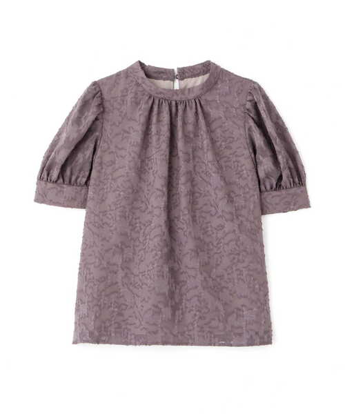 PROPORTION BODY DRESSING（プロポーションボディドレッシング）の「フラワージャガードブラウス / 1213210703（シャツ/ブラウス・レディース・ダークグレー/ホワイト系その他/ブラック・MEDIUM/SMALL）」の8枚目の写真