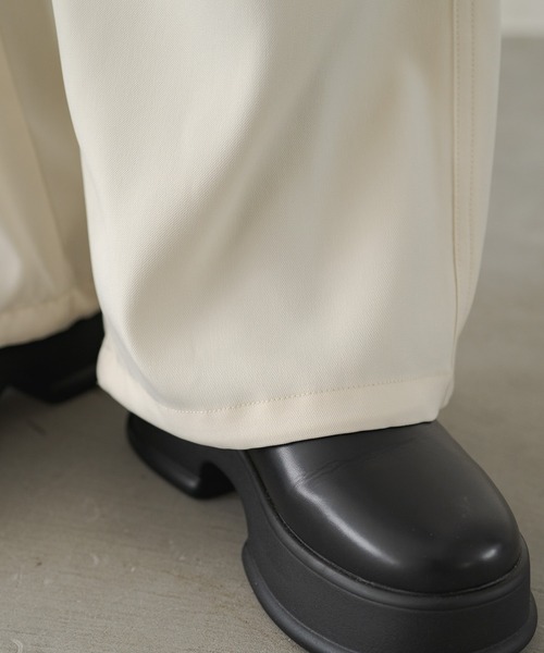 Kastane（カスタネ）の「【2サイズ展開】カーゴスラックスパンツ（カーゴパンツ・レディース・グレー/ブラック/アイボリー・0/1）」の10枚目の写真