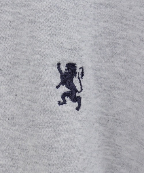 GIORDANO（ジョルダーノ）の「[ GIORDANO ] 6.2oz スモールライオン刺繍Tシャツ (ユニセックス)（Tシャツ/カットソー・レディース・ホワイト/ブラック/グリーン/杢グレー・MEDIUM/LARGE/X-LARGE）」の10枚目の写真