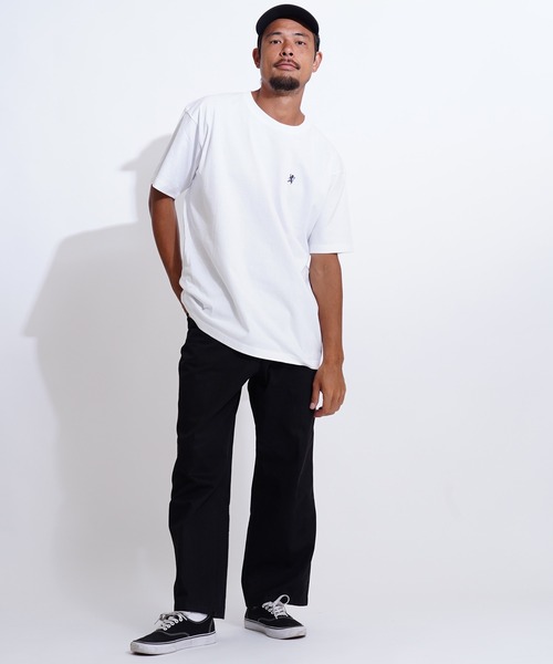GIORDANO（ジョルダーノ）の「[ GIORDANO ] 6.2oz スモールライオン刺繍Tシャツ (ユニセックス)（Tシャツ/カットソー・レディース・ホワイト/ブラック/グリーン/杢グレー・MEDIUM/LARGE/X-LARGE）」の14枚目の写真