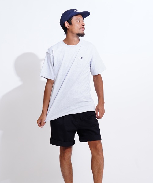 GIORDANO（ジョルダーノ）の「[ GIORDANO ] 6.2oz スモールライオン刺繍Tシャツ (ユニセックス)（Tシャツ/カットソー・レディース・ホワイト/ブラック/グリーン/杢グレー・MEDIUM/LARGE/X-LARGE）」の22枚目の写真