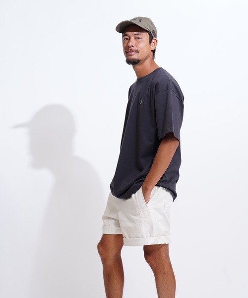 GIORDANO（ジョルダーノ）の「[ GIORDANO ] 6.2oz スモールライオン刺繍Tシャツ (ユニセックス)（Tシャツ/カットソー・レディース・ホワイト/ブラック/グリーン/杢グレー・MEDIUM/LARGE/X-LARGE）」の21枚目の写真