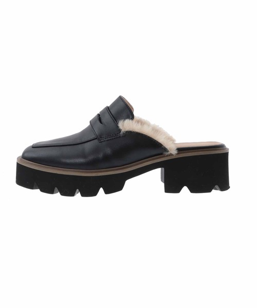 31 Sons de mode（トランテアン　ソン　ドゥ　モード）の「ファー付きローファー（ローファー・レディース・ブラック/クリーム・S/M/L）」の15枚目の写真