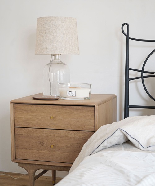 JULIE（ジュリー）BED SIDE TABLE WHITE OAK（家具）｜TIMELESS