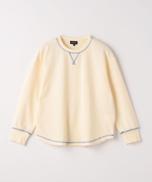 green label relaxing（グリーンレーベルリラクシング）の「TJ ドライワッフル ビッグ プルオーバー 100cm-130cm - 吸水速乾 -（Tシャツ/カットソー・キッズ・ダークグリーン/オフホワイト/ブラック/ライトブルー・130cm/100cm/120cm/110cm）」の22枚目の写真