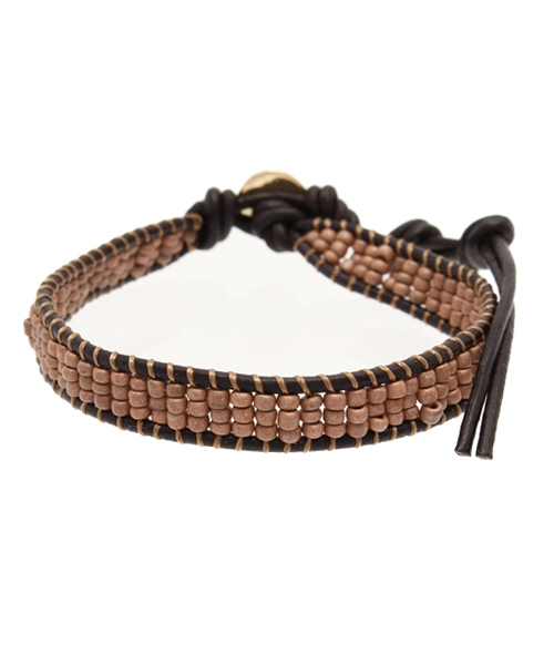 CIAOPANIC TYPY（チャオパニックティピー）の「ビーズベルトブレス（ブレスレット・メンズ・ブラック/ブルー/ブラウン・FREE）」の2枚目の写真