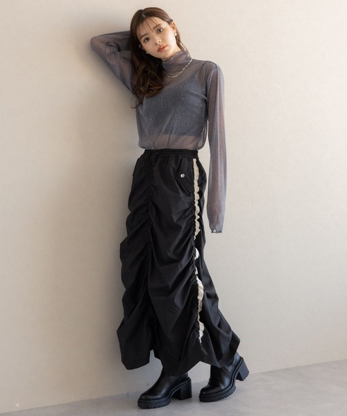 RAGEBLUE（レイジブルー）の「サイドゴアヒールブーツ（ブーツ・レディース・ブラック・MEDIUM/LARGE/SMALL）」の13枚目の写真