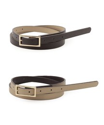 SHOO・LA・RUE | スクエアバックルリバーシブルベルト(ベルト)