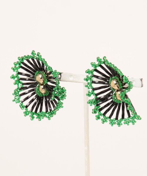 tone(トーン)の「【Tie】nami・ピアス(ピアス(両耳用)・レディース・ピンク/イエロー/グリーン/ホワイト/ブルー/オレンジ・FREE)」の3枚目の写真