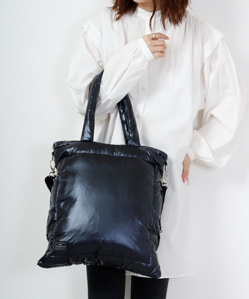 ROOTOTE(ルートート)の「ROOTOTE フェザールートートBAG(トートバッグ・メンズ・カーキ/ブラック/ピンクゴールド/シルバー・FREE)」の7枚目の写真