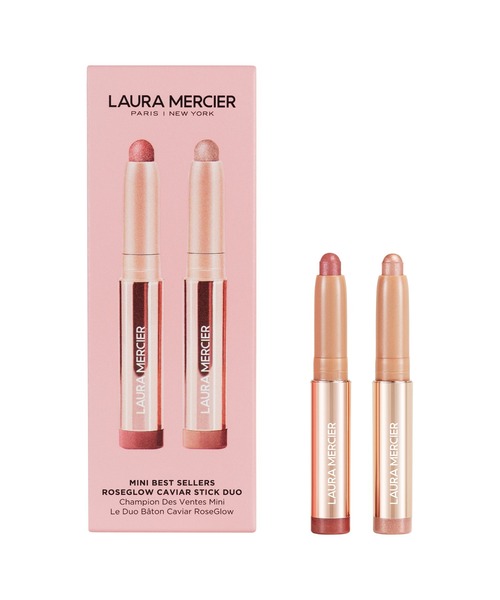 LAURA MERCIER(ローラメルシエ)の「販売終了ミニ ベストセラーズ ローズグロウ キャビア スティック デュオ(アイシャドウ・レディース・その他・FREE)」の1枚目の写真