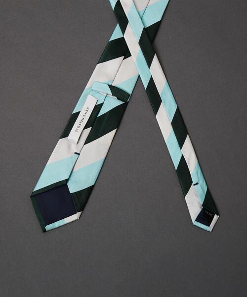 MEN'S MELROSE（メンズメルローズ）の「カラーストライプネクタイ（ネクタイ・メンズ・レッド系その他/カーキ/グリーン/レッド系その他2/ブラウン・9）」の8枚目の写真