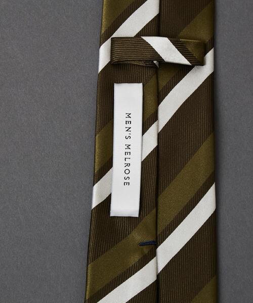 MEN'S MELROSE（メンズメルローズ）の「カラーストライプネクタイ（ネクタイ・メンズ・レッド系その他/カーキ/グリーン/レッド系その他2/ブラウン・9）」の14枚目の写真