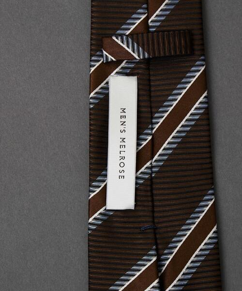 MEN'S MELROSE（メンズメルローズ）の「カラーストライプネクタイ（ネクタイ・メンズ・レッド系その他/カーキ/グリーン/レッド系その他2/ブラウン・9）」の19枚目の写真