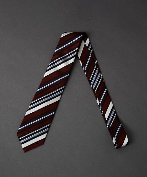 MEN'S MELROSE（メンズメルローズ）の「カラーストライプネクタイ（ネクタイ・メンズ・レッド系その他/カーキ/グリーン/レッド系その他2/ブラウン・9）」の21枚目の写真