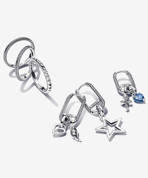 PANDORA(パンドラ)の「Pandora ME スパークリング エンジェル ウィング ミニダングル チャーム(チャーム・レディース・シルバー・FREE)」の6枚目の写真