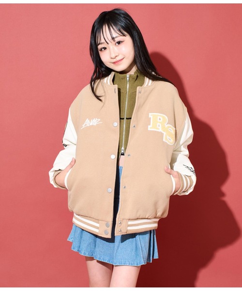 ANAP GiRL（アナップガール）の「R+S配色スタジャン（スタジャン