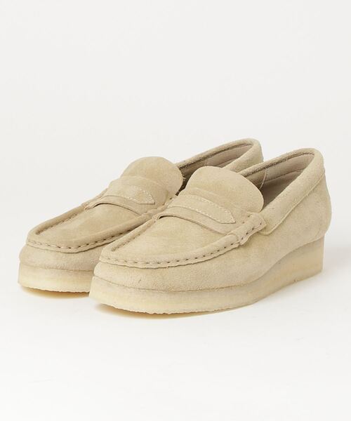 Clarks(クラークス)の「W WALLABEE LOAFER 26173508(ローファー・レディース・ベージュ・4/4h/5/6/5h/3h/3)」の8枚目の写真