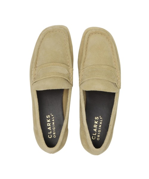 Clarks(クラークス)の「W WALLABEE LOAFER 26173508(ローファー・レディース・ベージュ・4/4h/5/6/5h/3h/3)」の3枚目の写真