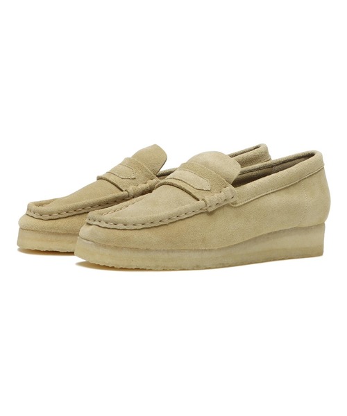 Clarks(クラークス)の「W WALLABEE LOAFER 26173508(ローファー・レディース・ベージュ・4/4h/5/6/5h/3h/3)」の4枚目の写真