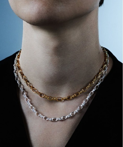 quip queint（クイップクエイント）の「【quip queint】oval chain necklace SV / QU073　※（ネックレス・レディース・シルバー・FREE）」の5枚目の写真
