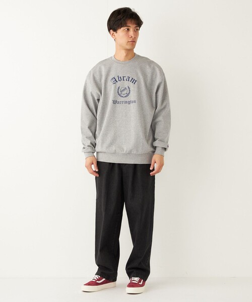 SHIPS Colors(シップス カラーズ)の「【SHIPS Colors別注】Allen A:プリント クルーネック スウェット(スウェット・メンズ・グレー/オレンジ/ナチュラル・MEDIUM/LARGE)」の21枚目の写真