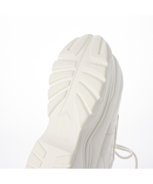 Mafmof(マフモフ)の「Mafmof(マフモフ)9cmソール厚底レースアップスニーカー(スニーカー・レディース・ブラック/ホワイト・M/S/L/LL)」の18枚目の写真