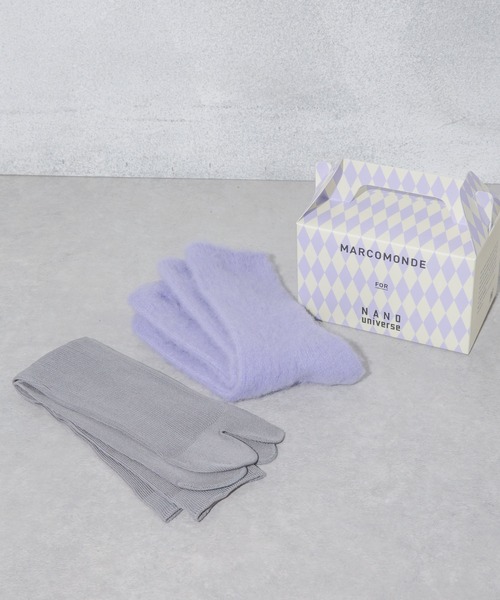 NANO universe（ナノユニバース）の「MARCOMONDE/別注 ボックスセット（ソックス/靴下・レディース・その他2/その他1・FREE）」の2枚目の写真