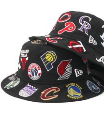 NEW ERA | ニューエラ バケットハット MLB・NBA オールオーバーロゴ(ハット)