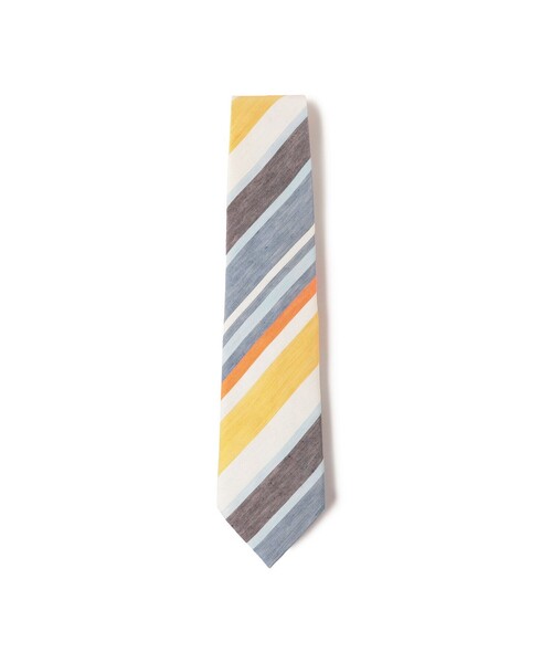 Seaward & Stearn / シルクリネン ストライプ ネクタイ Seaward & Stearn / シルクリネン ストライプ ネクタイ