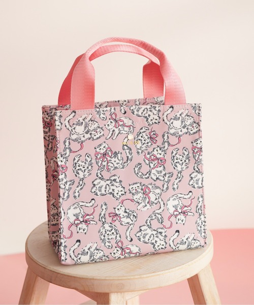 PAUL & JOE ACCESSOIRES(ポールアンドジョーアクセソワ)の「【PAUL & JOE ACCESSOIRES /ポール アンド ジョー アクセソワ 】 ジプヌネリボン ランチトート(トートバッグ・レディース・ネイビー/ピンク・FREE)」の9枚目の写真