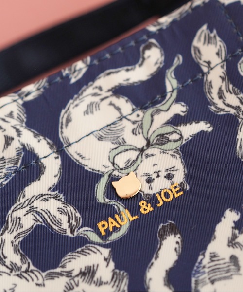 PAUL & JOE ACCESSOIRES(ポールアンドジョーアクセソワ)の「【PAUL & JOE ACCESSOIRES /ポール アンド ジョー アクセソワ 】 ジプヌネリボン ランチトート(トートバッグ・レディース・ネイビー/ピンク・FREE)」の6枚目の写真
