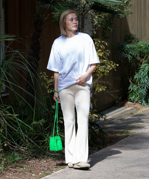 BILLABONG(ビラボン)の「BILLABONG レディース FLARE LEGGING PANT ロングパンツ 【2024年春夏モデル】/ビラボンフレアシルエットカラーリブパンツ(その他パンツ・レディース・ブラック/ネイビー/グリーン系その他/アイボリー/オレンジ/ピンク・MEDIUM)」の7枚目の写真