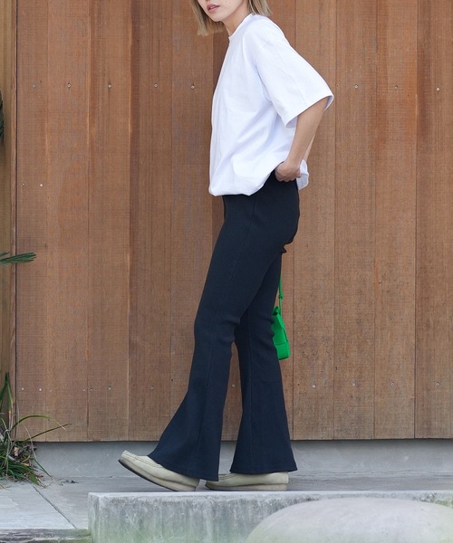 BILLABONG リブフレアパンツ BILLABONG ビラボン BE013-700 レディース ロング パンツ