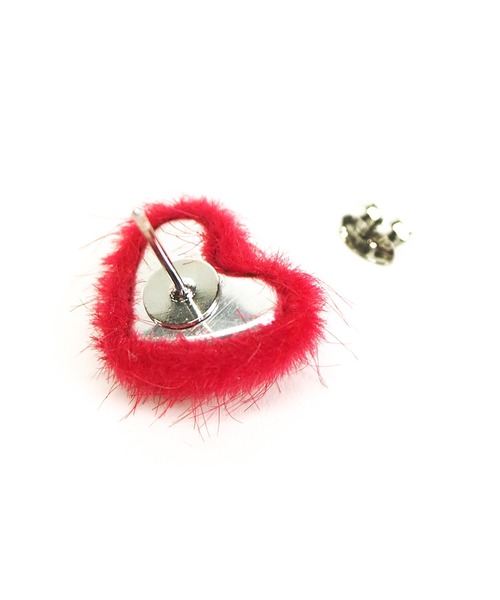 Casselini(キャセリーニ)の「Casselini(キャセリーニ)ハートピアス(ピアス(両耳用)・レディース・ブラック/パープル/レッド/ボルドー/グリーン/ピンク/グレー・FREE)」の16枚目の写真