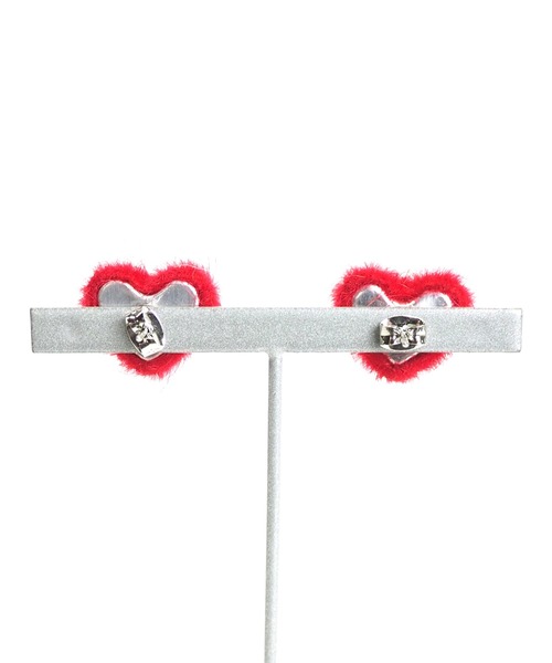 Casselini(キャセリーニ)の「Casselini(キャセリーニ)ハートピアス(ピアス(両耳用)・レディース・ブラック/パープル/レッド/ボルドー/グリーン/ピンク/グレー・FREE)」の19枚目の写真