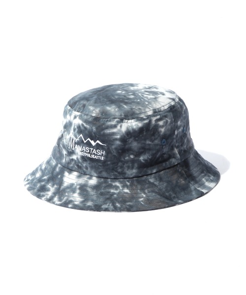 MANASTASH(マナスタッシュ)の「MANASTASH/マナスタッシュ/TIE DYE BUCKET/タイダイバケットハット(ハット・メンズ・ブラック/レッド/サックスブルー・F)」の2枚目の写真